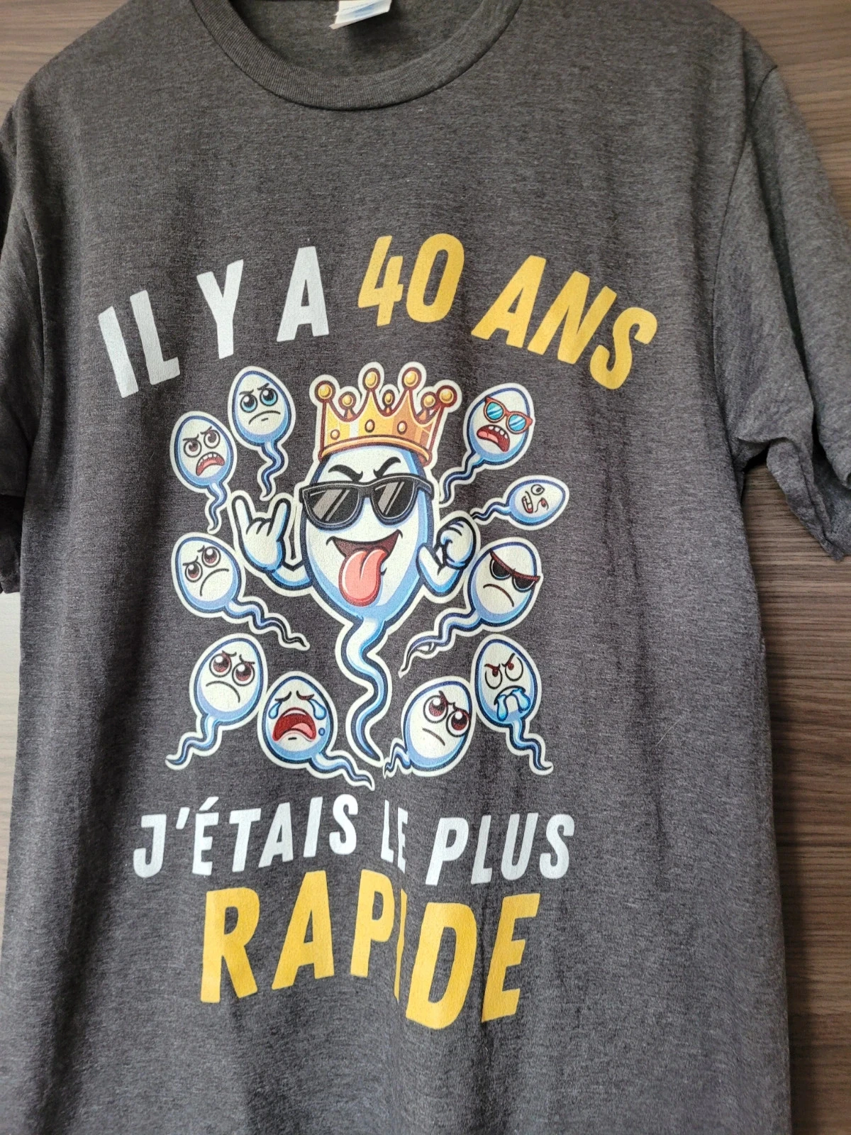 T-shirt 40 ans M – photo 4